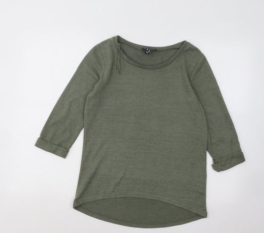 Womens UK Size 8 New Look Green Pullover Jumper