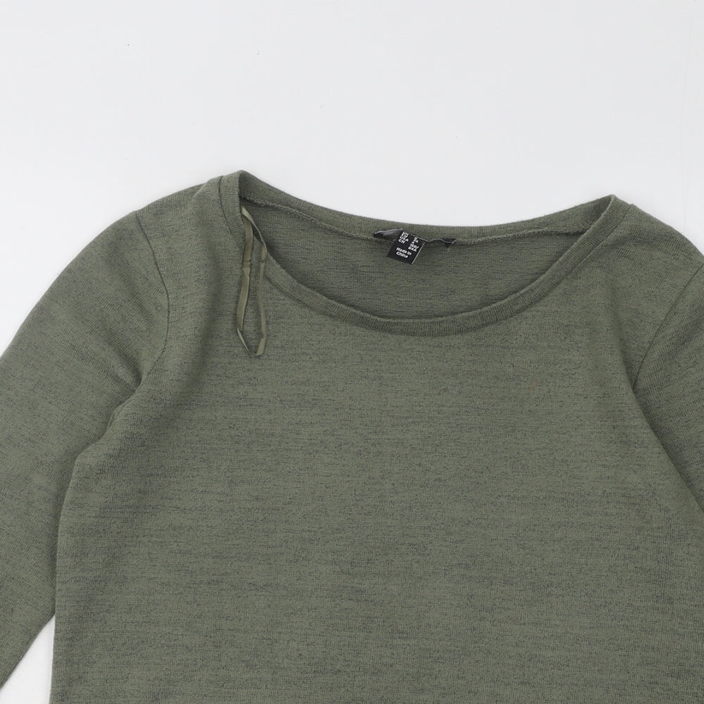 Womens UK Size 8 New Look Green Pullover Jumper