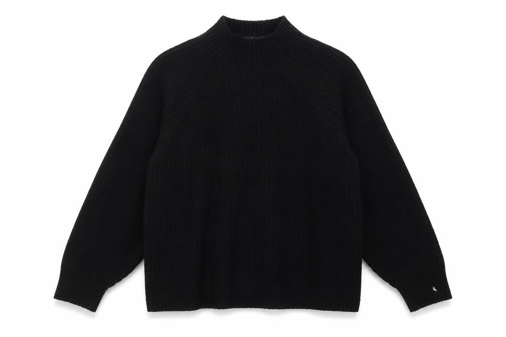 Womens UK Size M Boohoo Black Pullover Jumper