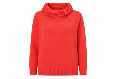 Essentials Womens Pink Roll Neck Acrylic Pullover Jumper Size 16 - Size 16/18
