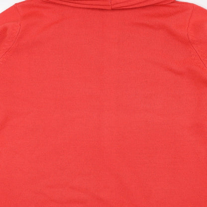 Womens UK Size 16 Essential Pink Pullover Jumper