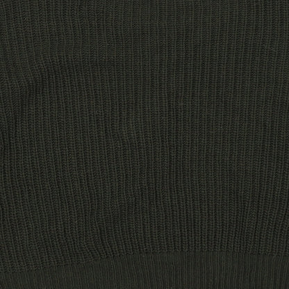 Boohoo Womens Green Crew Neck Acrylic Pullover Jumper Size 6