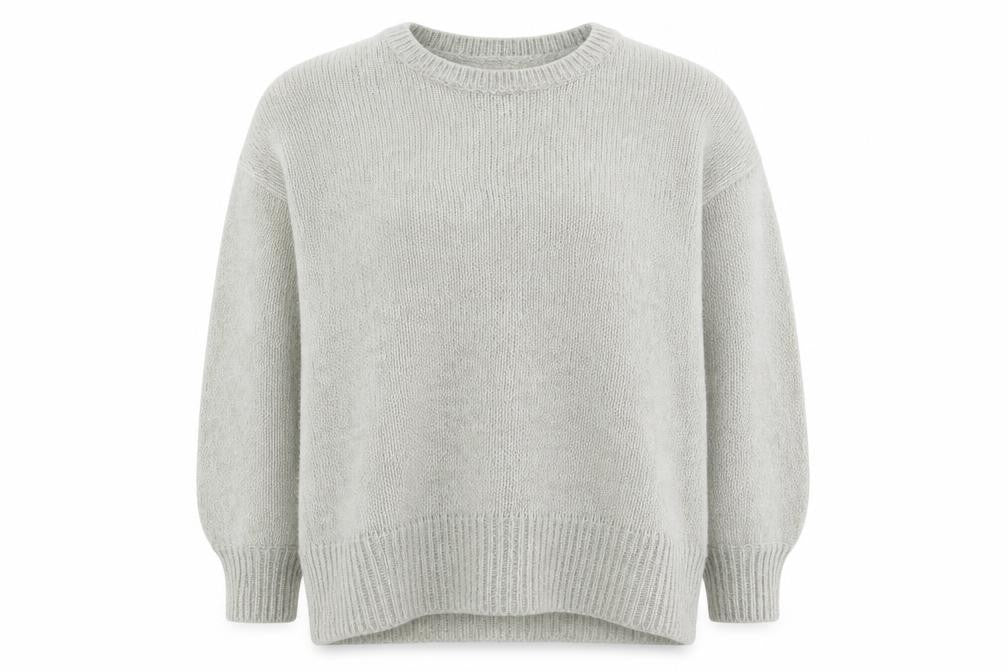 Womens UK Size L New Look Grey Pullover Jumper