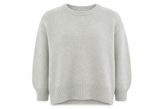 Womens UK Size L New Look Grey Pullover Jumper