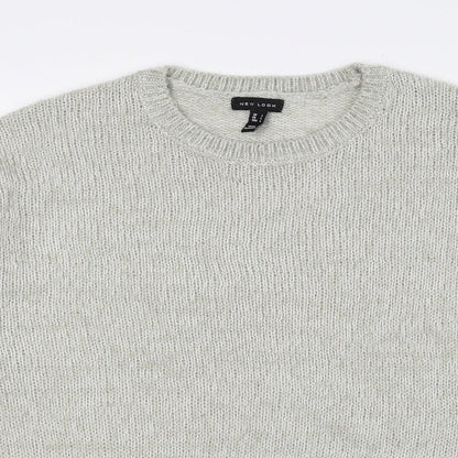 Womens UK Size L New Look Grey Pullover Jumper
