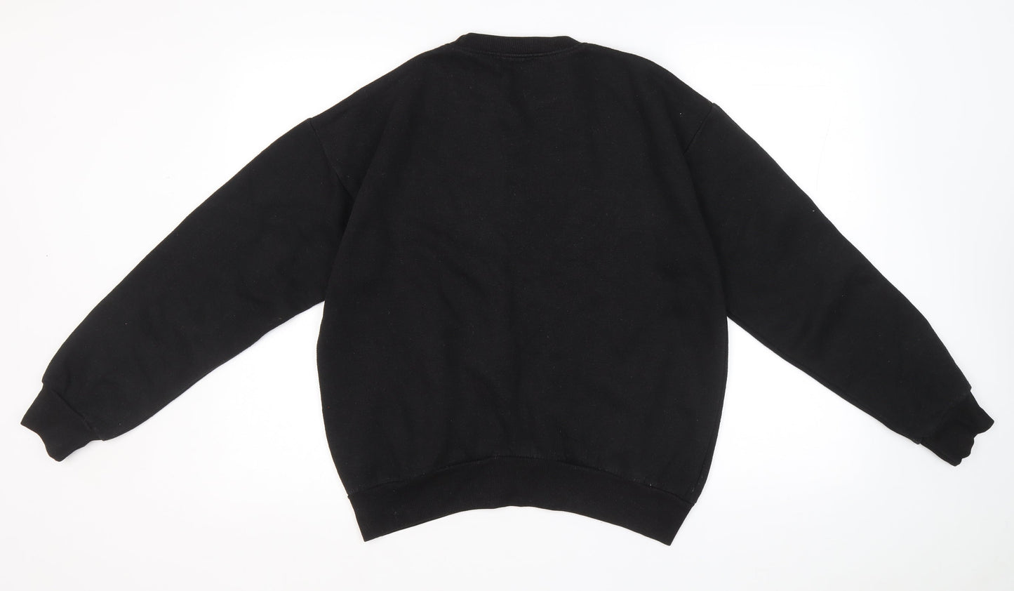 Womens UK Size 8 Boohoo Black Pullover Sweatshirt