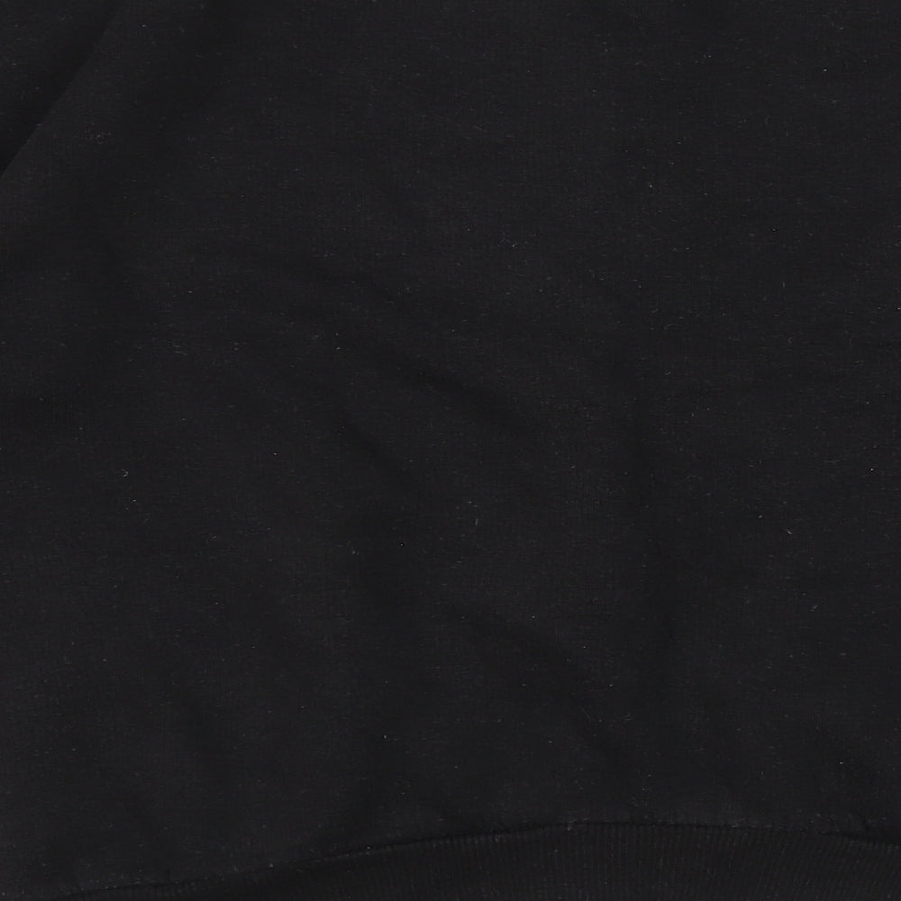 Womens UK Size 8 Boohoo Black Pullover Sweatshirt