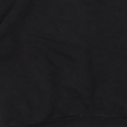 Womens UK Size 8 Boohoo Black Pullover Sweatshirt