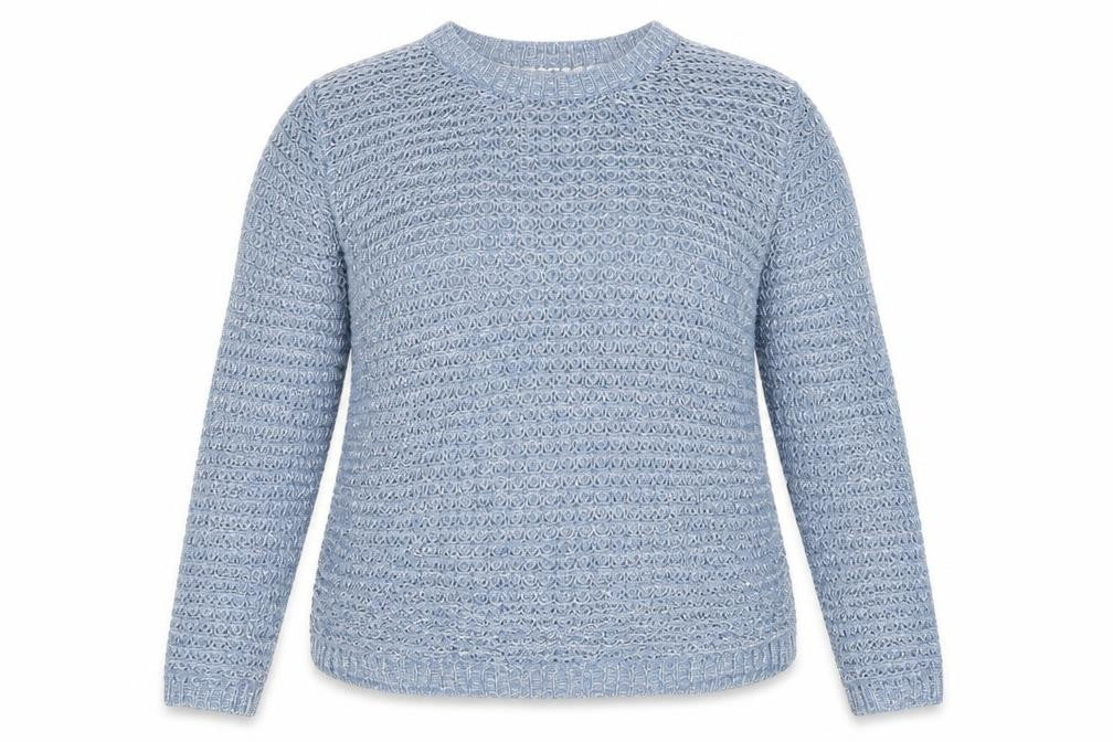Womens UK Size 14 Dorothy Perkins Blue Wrap Jumper