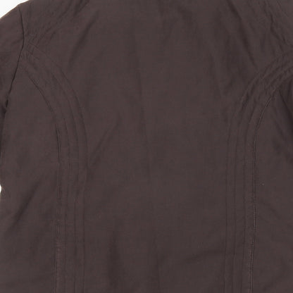 Klassik Clothing Womens Brown Rain Coat Coat Size 12 Zip