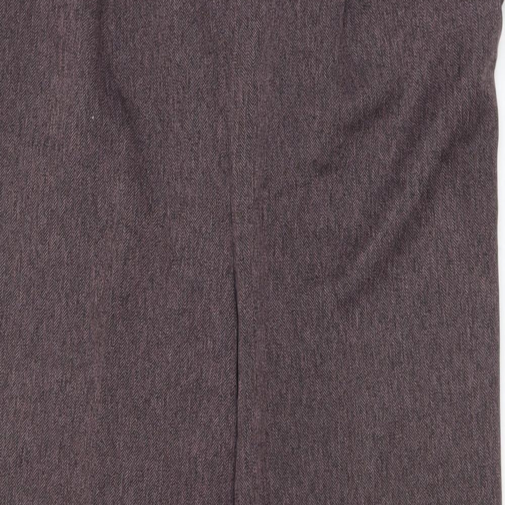 Womens UK Size 14 BHS Regular Fit  Purple Trousers