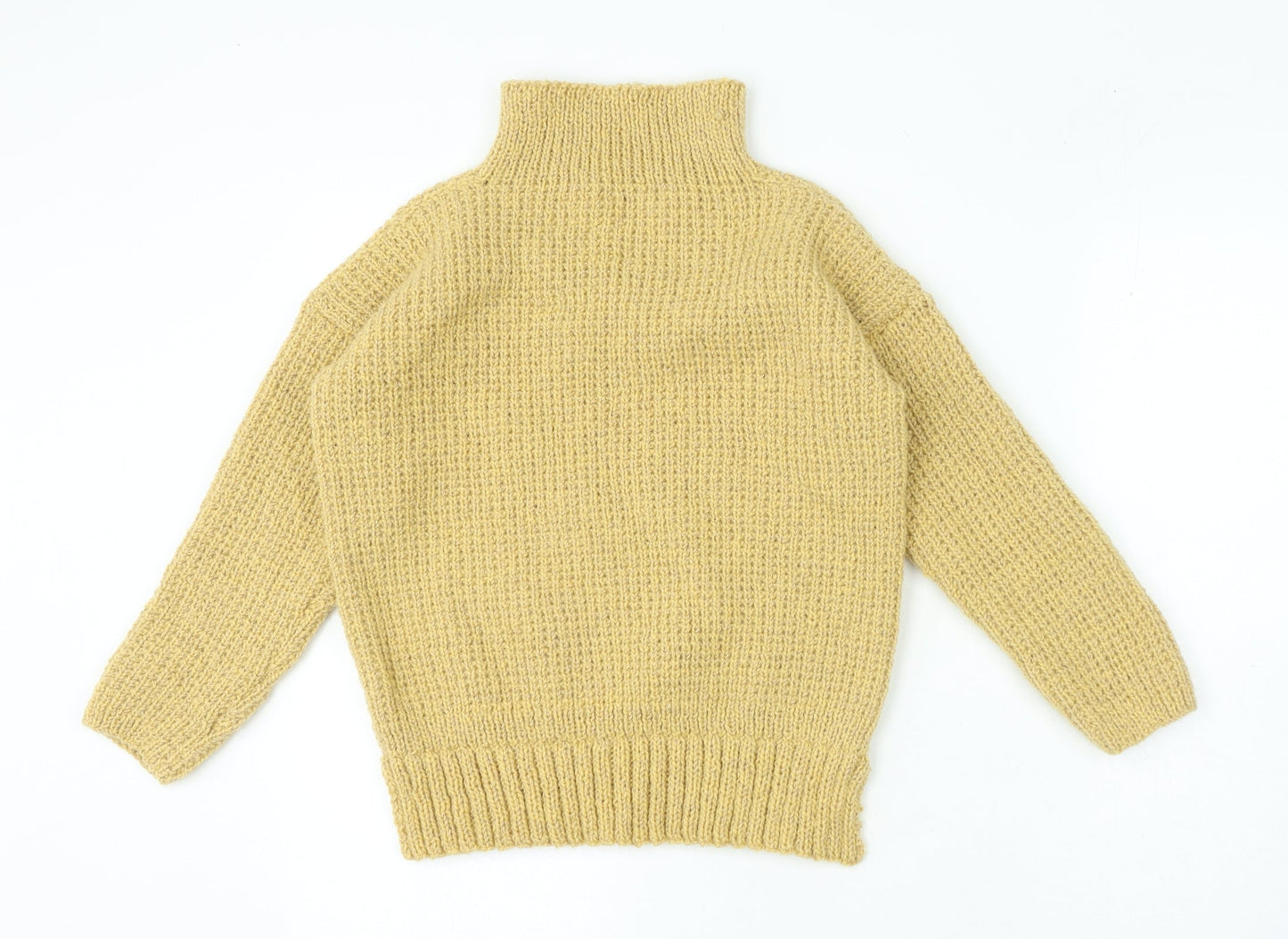 Womens UK Size S Preworn Beige Pullover Jumper