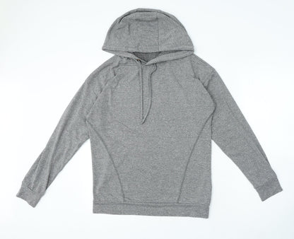 F&F Womens Grey Viscose Pullover Hoodie Size S