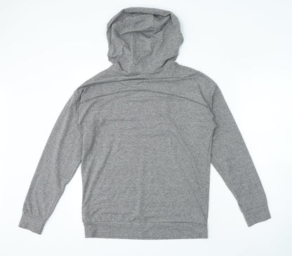 F&F Womens Grey Viscose Pullover Hoodie Size S