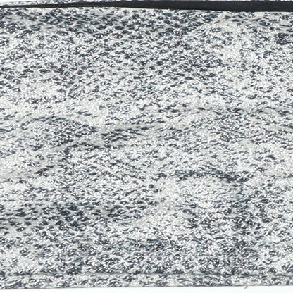TOP Womens Grey Animal Print Polyester Cropped T-Shirt Size 10 Square Neck - Tube Top
