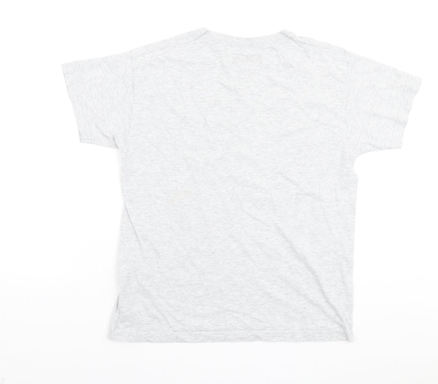 Epic Games Boys Grey Cotton Basic T-Shirt Size 6-7 Years Round Neck - Fortnite