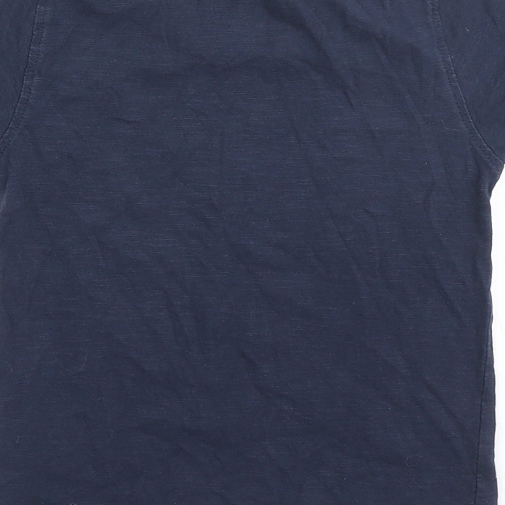 NEXT Baby Blue Cotton Basic T-Shirt Size 12-18 Months Round Neck - Super Star