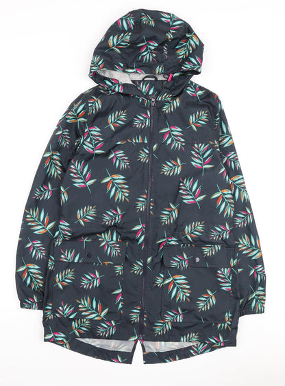 Womens UK Size S Marks and Spencer Blue Anorak Coat
