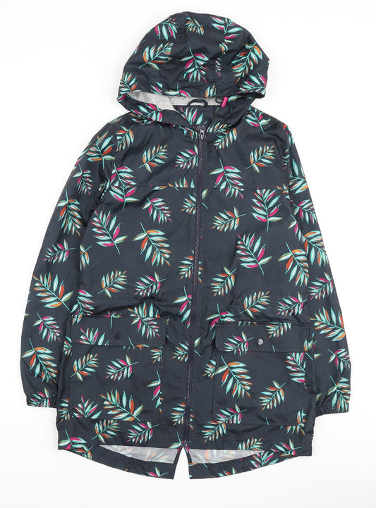 Womens UK Size S Marks and Spencer Blue Anorak Coat