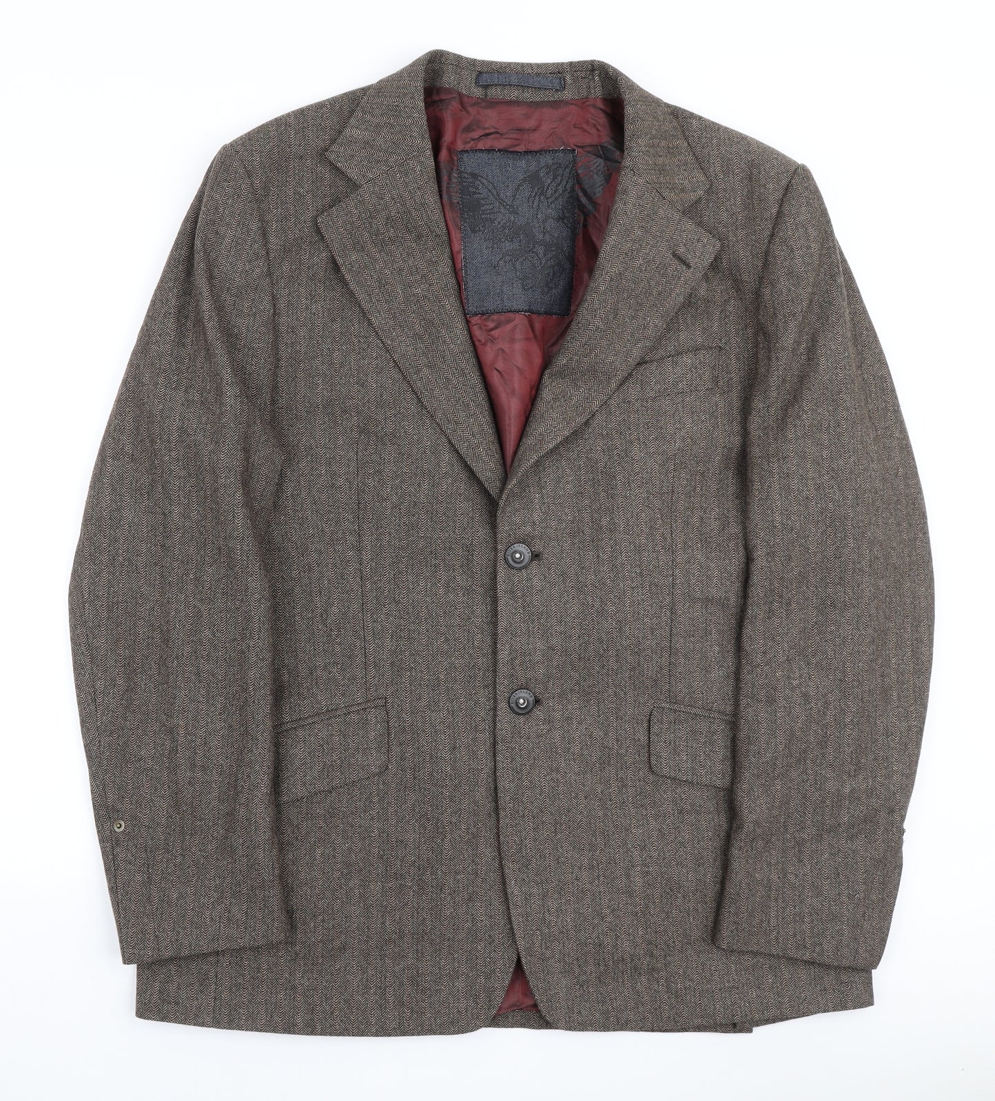 Mens UK Size  River Island Regular Brown Suit