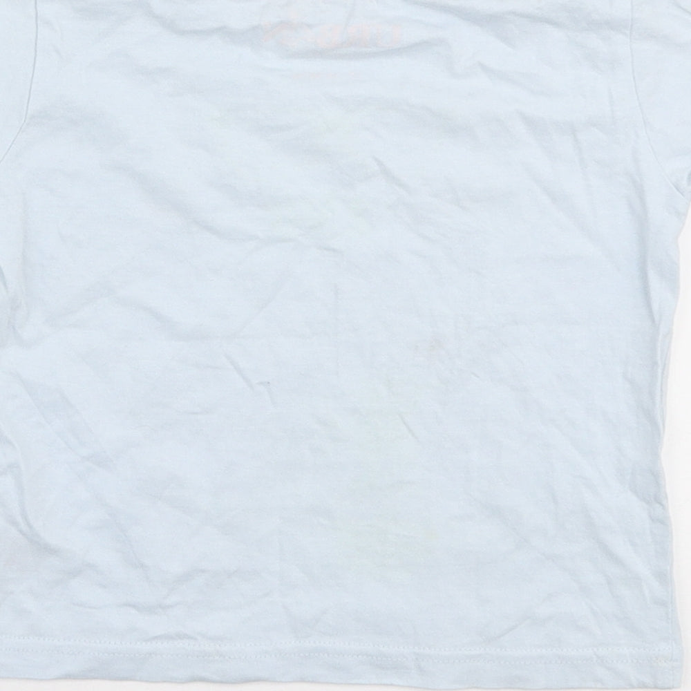 Urban Rascals Boys Blue Cotton Basic T-Shirt Size 12-18 Months Round Neck - Cool and Awesome