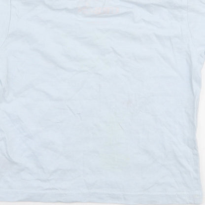 Urban Rascals Boys Blue Cotton Basic T-Shirt Size 12-18 Months Round Neck - Cool and Awesome