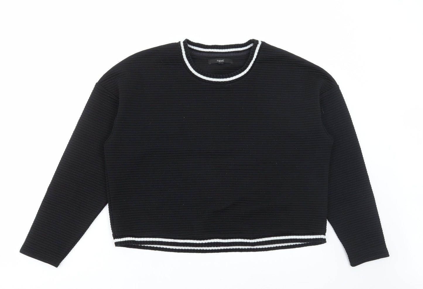 Womens UK Size 14 NEXT Black Pullover Jumper