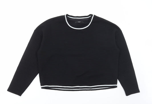 Womens UK Size 14 NEXT Black Pullover Jumper