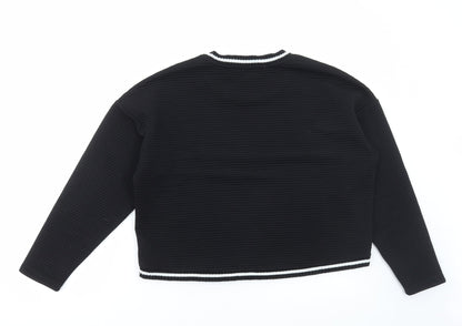 Womens UK Size 14 NEXT Black Pullover Jumper