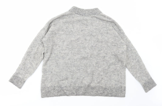 Womens UK Size M H&M Grey Pullover Jumper