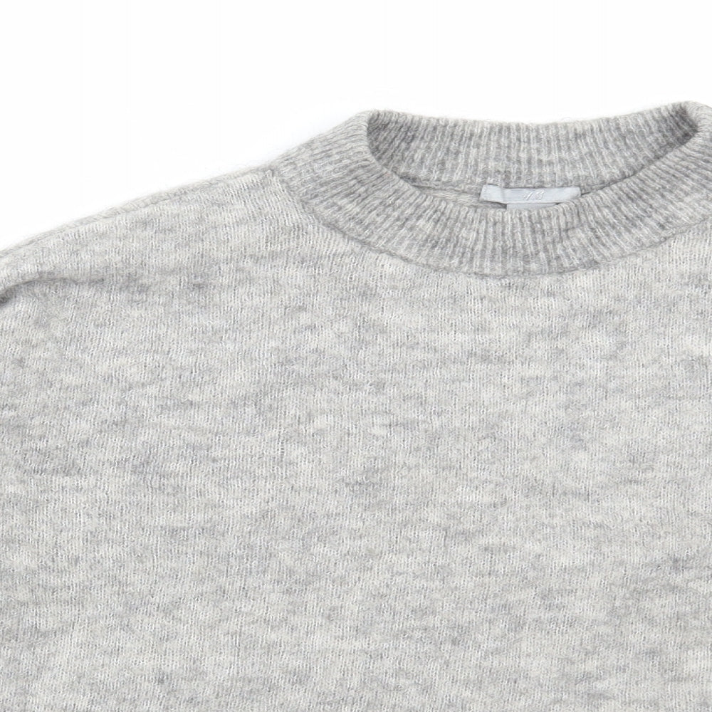 Womens UK Size M H&M Grey Pullover Jumper
