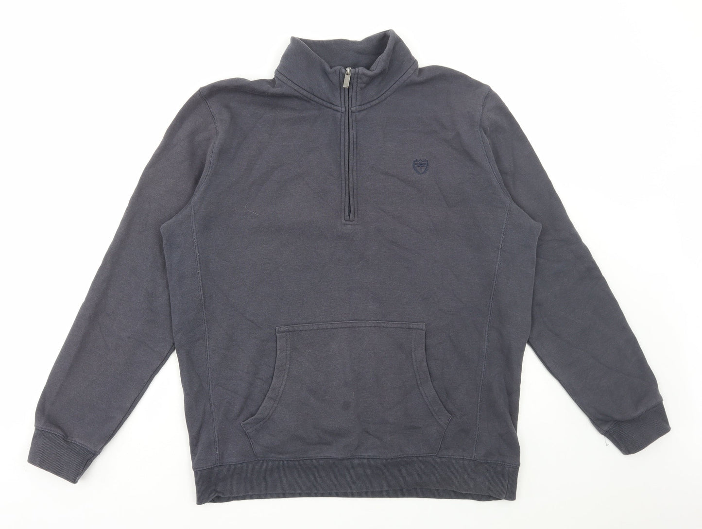 Mens UK Size L Matalan Grey Pullover Sweatshirt