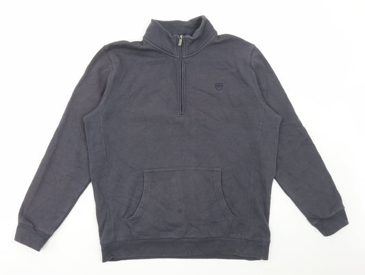 Mens UK Size L Matalan Grey Pullover Sweatshirt