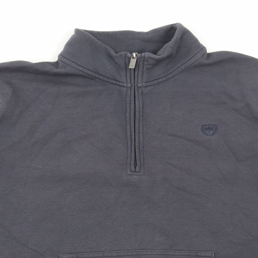 Mens UK Size L Matalan Grey Pullover Sweatshirt