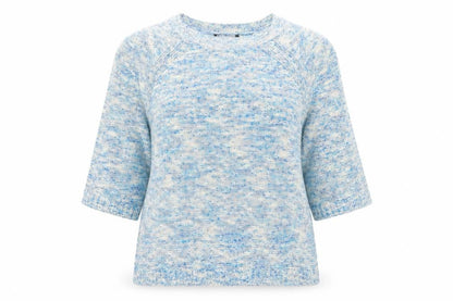 Womens UK Size L Preworn Blue Pullover Jumper