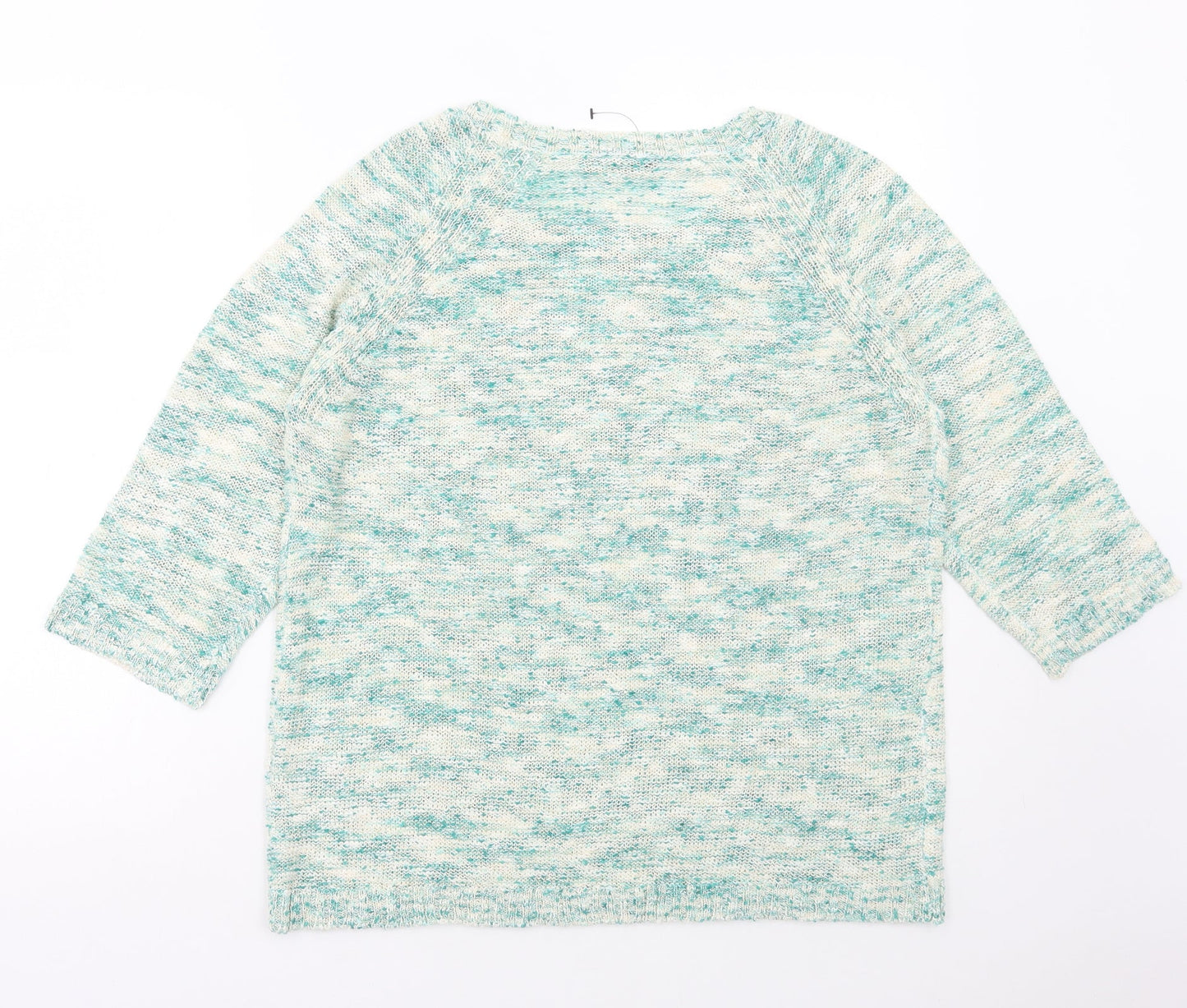 Womens UK Size L Bonmarché Green Pullover Jumper