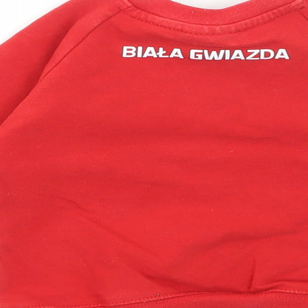 Krakow Baby Red Polyester Pullover Jumper Size 6-9 Months Snap - Krakow FC