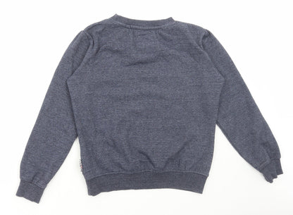Womens UK Size S Lee Cooper Blue Pullover Sweatshirt