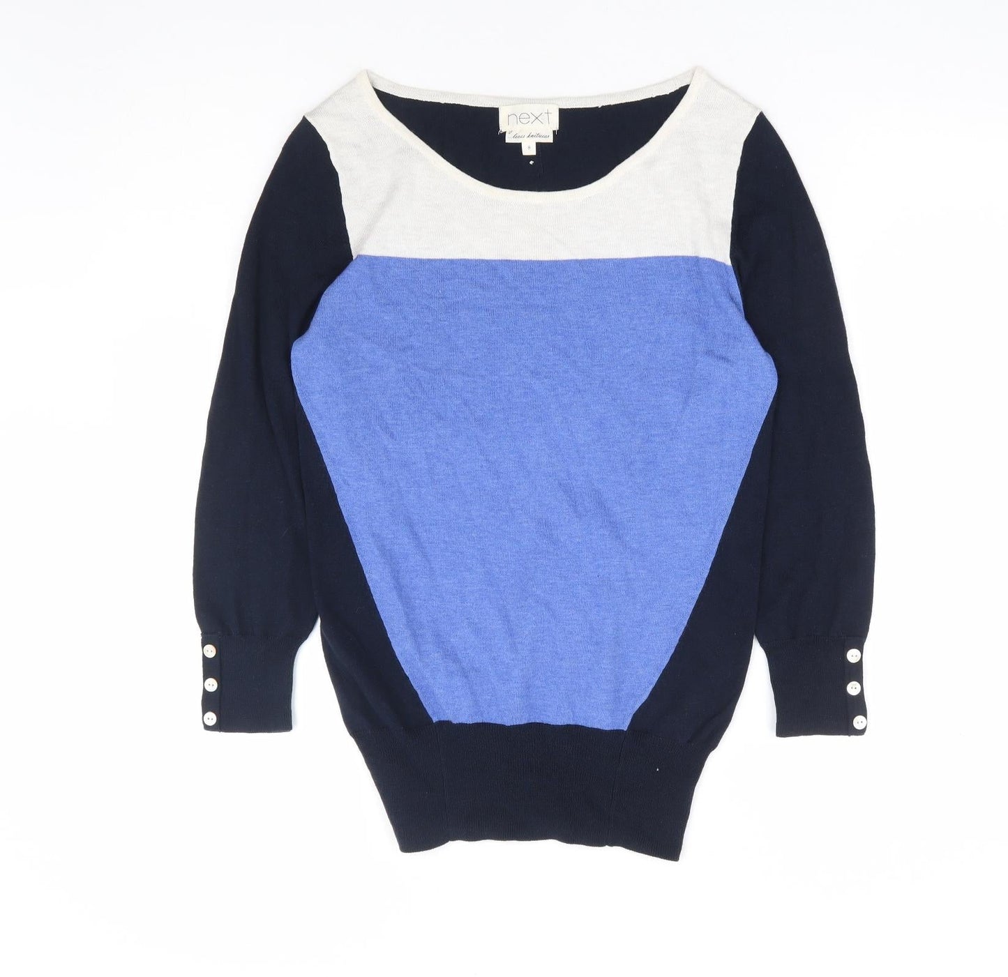 Womens UK Size 8 NEXT Blue Pullover Jumper