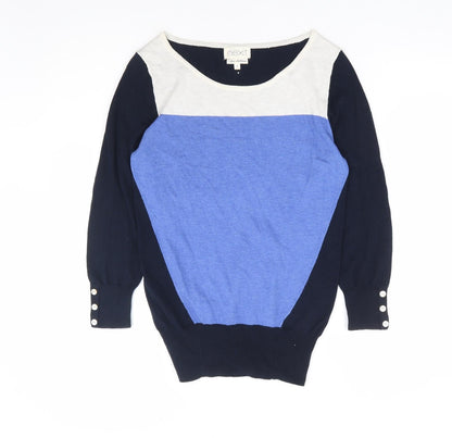 Womens UK Size 8 NEXT Blue Pullover Jumper