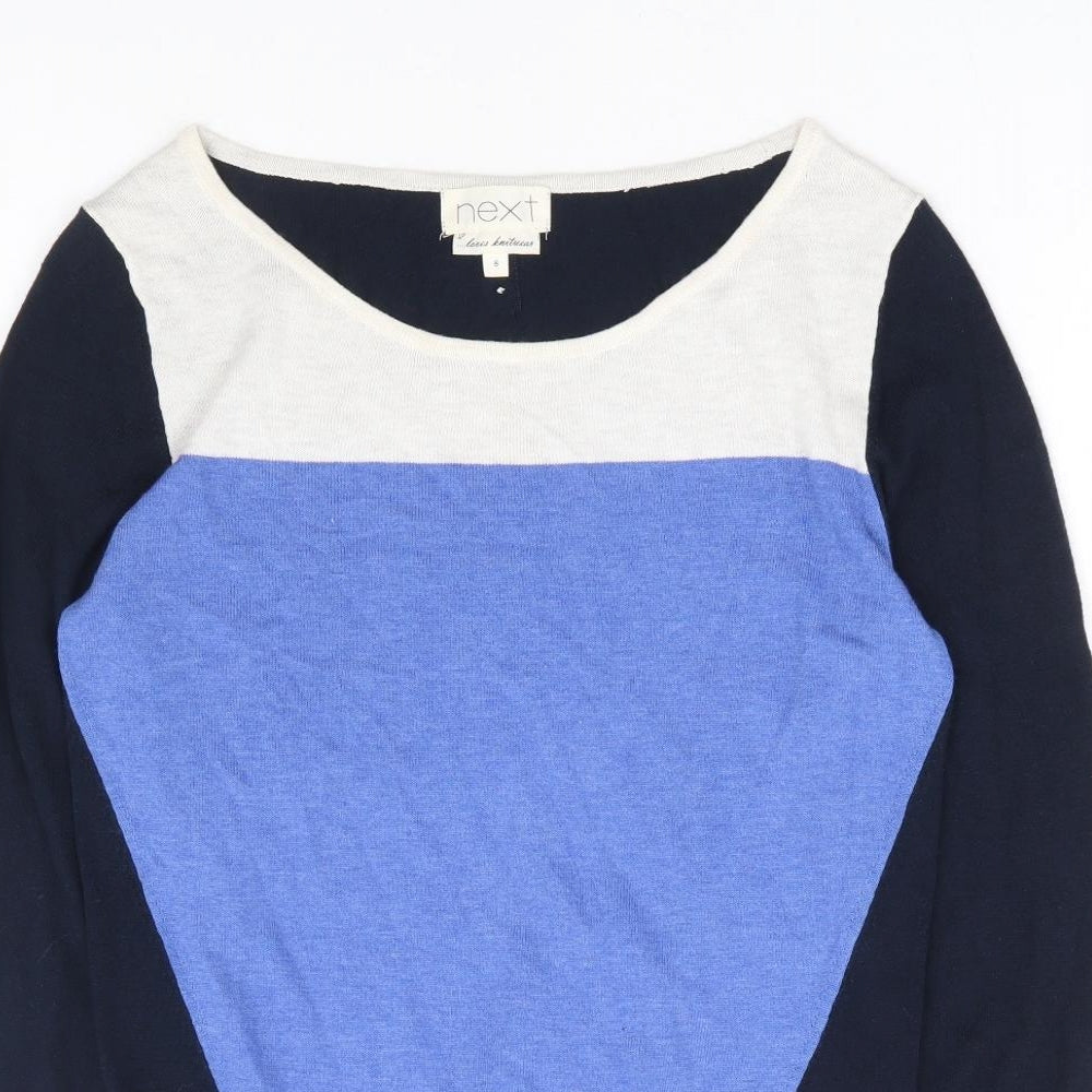Womens UK Size 8 NEXT Blue Pullover Jumper
