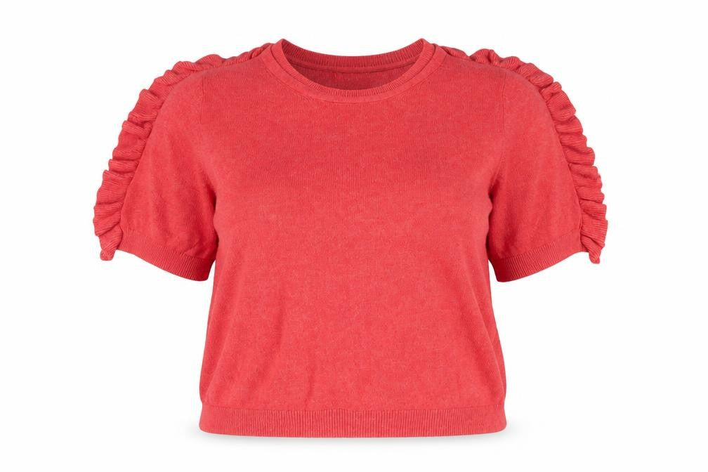 Womens UK Size 16 Marks and Spencer Red Pullover Jumper