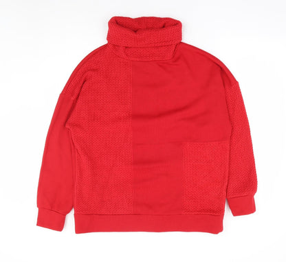 Womens UK Size L NEXT Red Pullover Sweatshirt