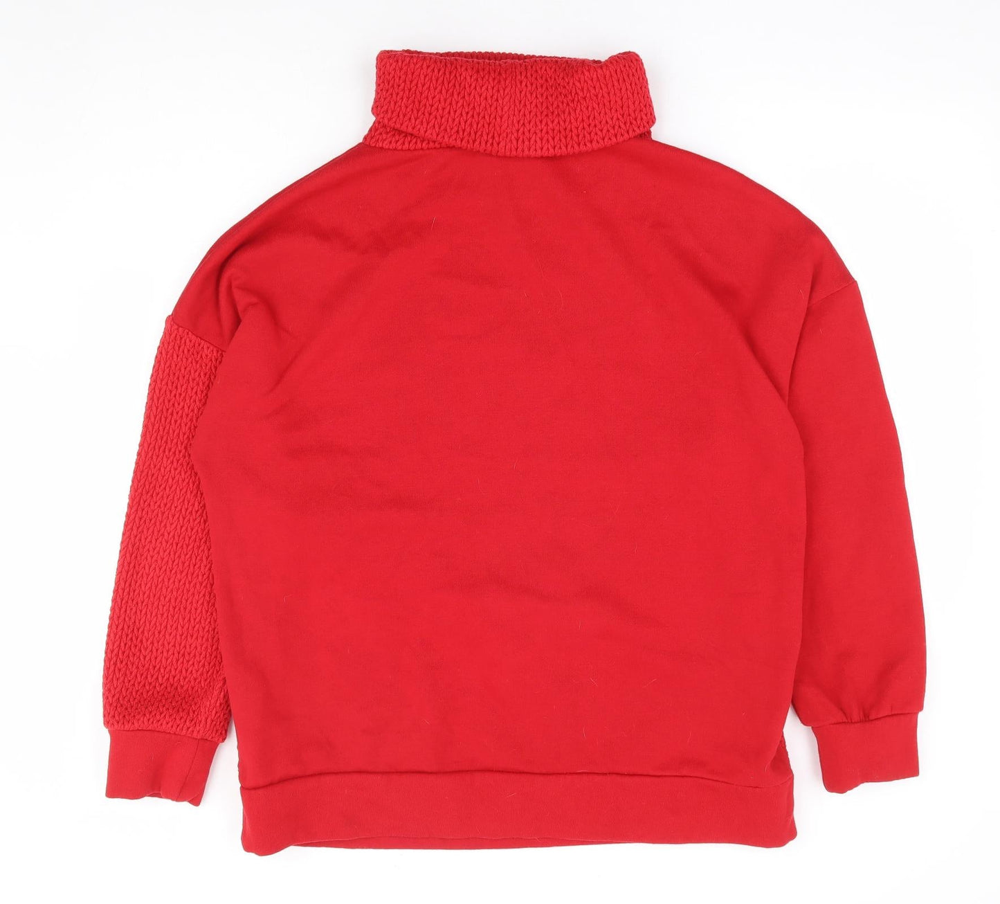 Womens UK Size L NEXT Red Pullover Sweatshirt