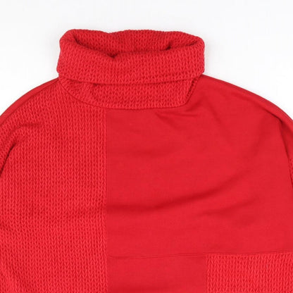 Womens UK Size L NEXT Red Pullover Sweatshirt