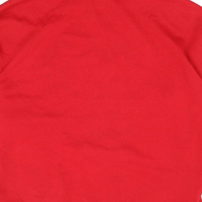 Womens UK Size L NEXT Red Pullover Sweatshirt