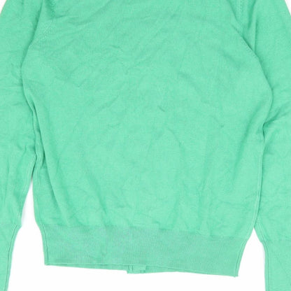 Womens UK Size 8 Marks and Spencer Green Cardigan Jumper