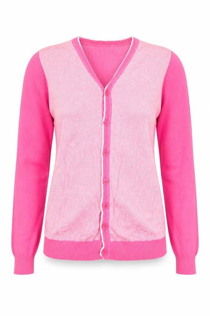 Womens UK Size XS Primark Pink Cardigan Jumper