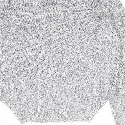 Womens UK Size S VERO MODA Grey Henley Jumper