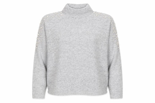 Womens UK Size 14 New Look Grey Pullover Jumper